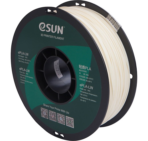 Filament PLA light weight Weiss 1.75mm