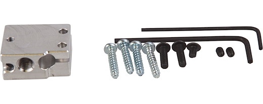 E3D Volcano Heizblock für Thermistor Patrone & Befestigungen