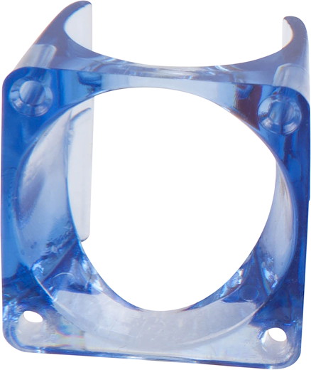 Injection Moulded Fan Duct for E3D v6 Blue Transparent