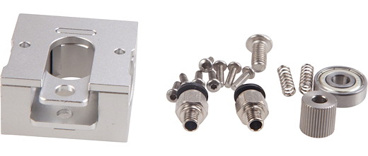 Extruder Aluminium Kit für 1.75mm und 3mm Filament