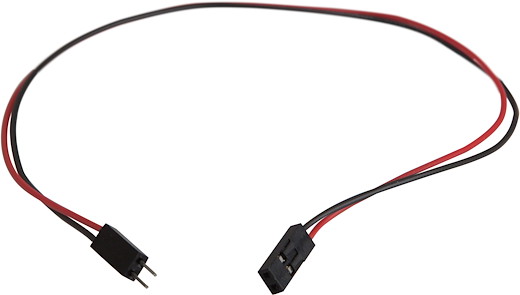 Dupont 2-Pin weiblich zu männlich / 300 mm lang