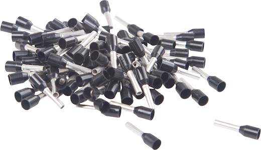 Ferrules isolated for joining wires 1.50mm2 (Pack of 100)