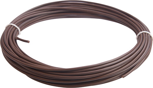 Litz wire 1.00 mm² Brown 10 Meter