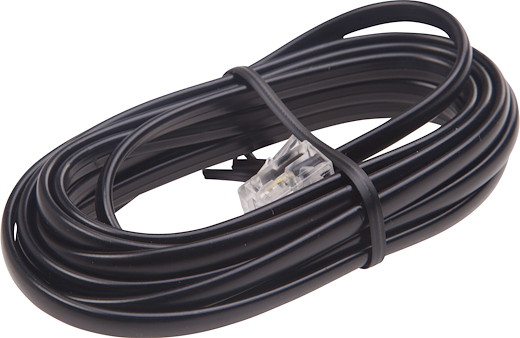 Telephone cable RJ-11, 200cm