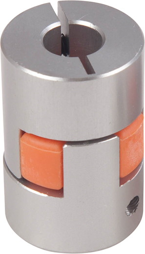 Z Achse Kupplung mit Kunststoffeinsatz 6.35mm auf 8mm