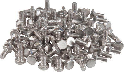 OpenBeam Hexagon head bolts 6mm 100p