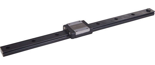 Schwarz eloxierte Linearschiene 15mm / 300mm lang