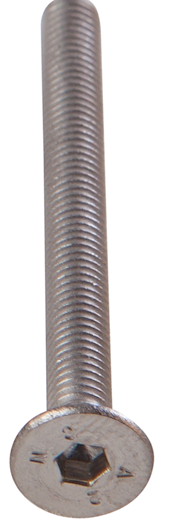 Senkschraube mit Innensechskant, ohne Schaft M4 x 45mm