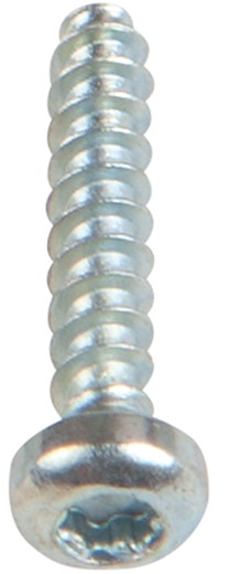 Lens head screw for thermoplastics, 1.8mm x 10mm