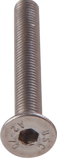 Countersunk screws with hexagon socket, without shaft M5 x 40mm