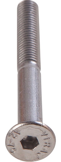 Countersunk screws with hexagon socket, with shaft M5 x 45mm