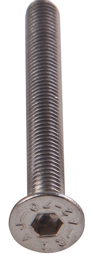 Countersunk screws with hexagon socket, without shaft M6 x 60mm