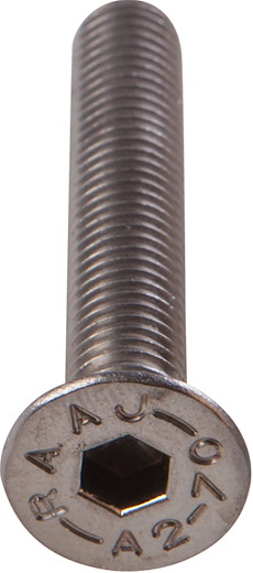 Countersunk screws with hexagon socket, without shaft M8 x 50mm