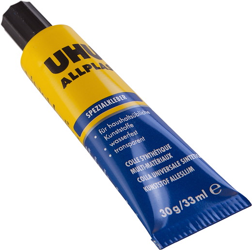 UHU special glue ALLPLAST, 30g in tube