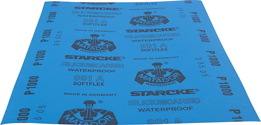 Schleifpapier wasserfest P1000