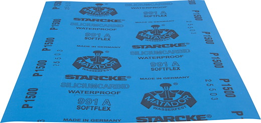 Schleifpapier wasserfest P1500