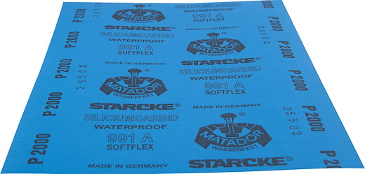 Schleifpapier wasserfest P2000