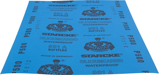 Schleifpapier wasserfest P500