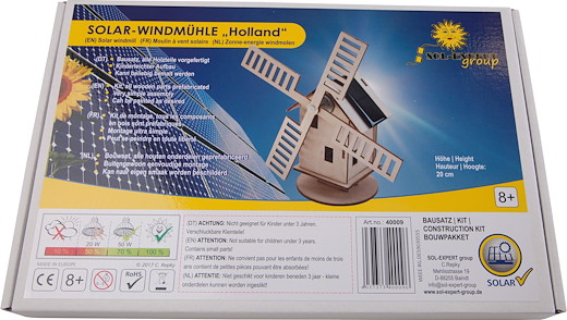 Solar kit, windmill "Holland"