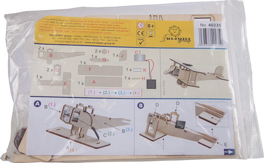 Solar-Bausatz, Doppeldecker "Flying Star"