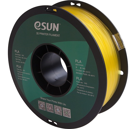 Filament PLA Translucent Zitronengelb 1,75mm