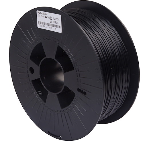Filament PET Schwarz 1.75mm