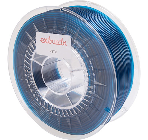 Filament PET-G Blau Transparent 3mm