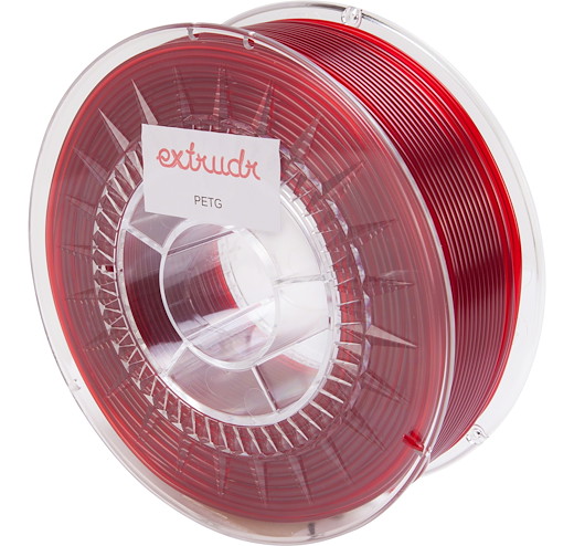 Filament PET-G Rot Transparent3mm