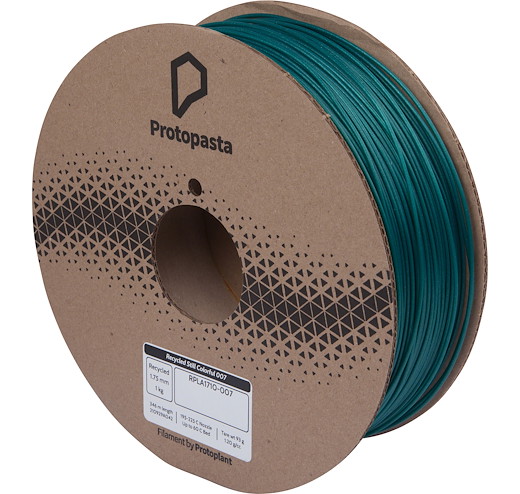 Filament aus recyceltem PLA Grün 1.75 mm