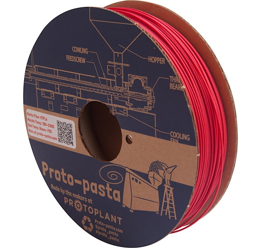 Filament Matte Fiber HTPLA Rot 1.75mm