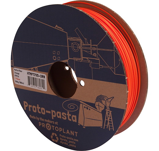 Filament Matte Fiber HTPLA Orange 1.75mm