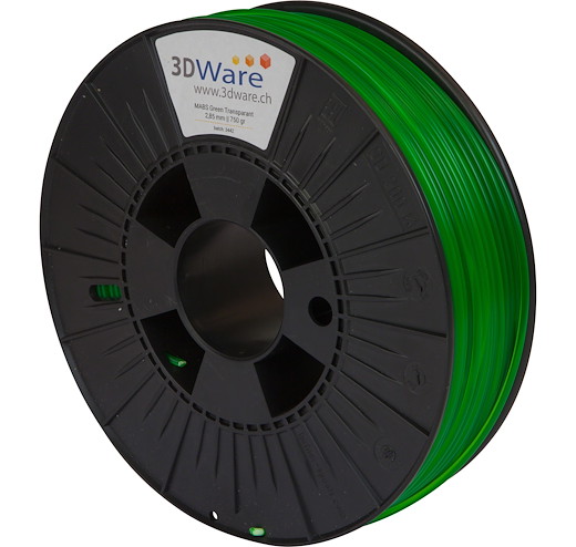 Filament M-ABS Grün transparent 3mm