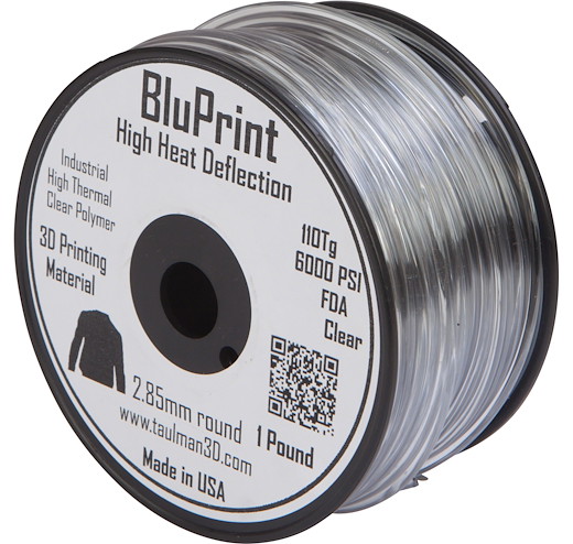 Filament taulman 3D BluPrint Clear 3mm