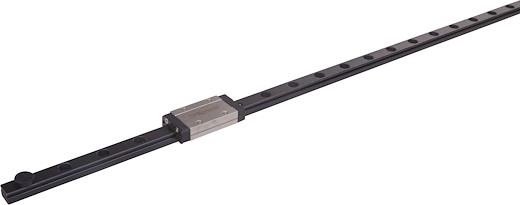 Schwarz eloxierte Linearschiene 9mm / 800mm lang
