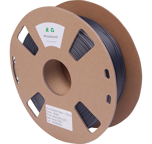 Filament PLA Carbon Fiber Pro Schwarz