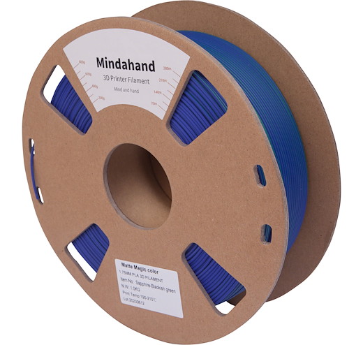 Filament PLA Matte Multicolor Blue Green 1.75mm