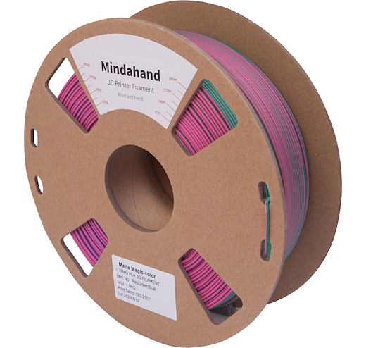 Filament PLA Matt Multicolor Rot Grün Blau 1.75mm