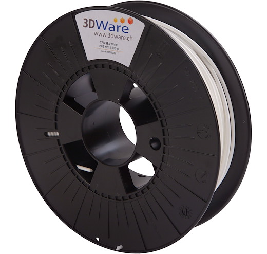 Filament TPU 98A Weiss 3mm