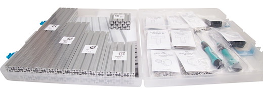 MakerBeamXL Regular Starter Kit Silver regular