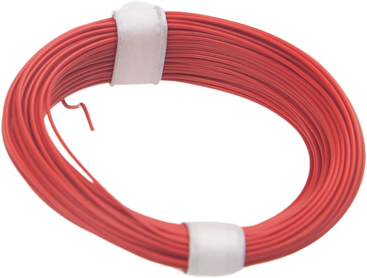 Litz wire 0.04 mm² Red 10 Meter
