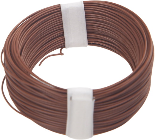 Litz wire 0.04 mm² Brown 10 Meter