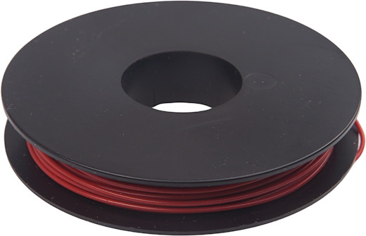 Litz wire 0.25 mm² Red 25 Meter