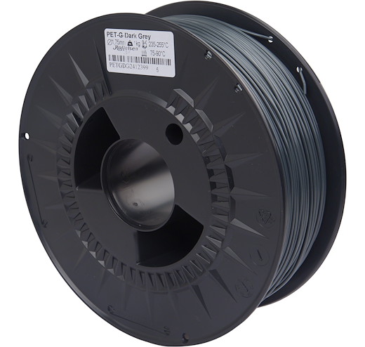 Filament PET-G Dunkel Grau 1.75mm