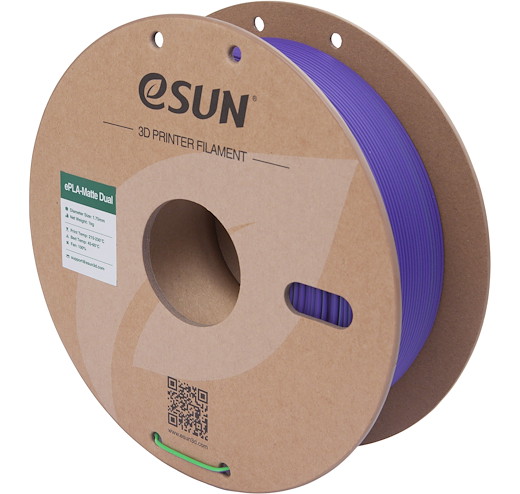 Filament PLA Matt zweifarbig Grün Lila 1.75mm