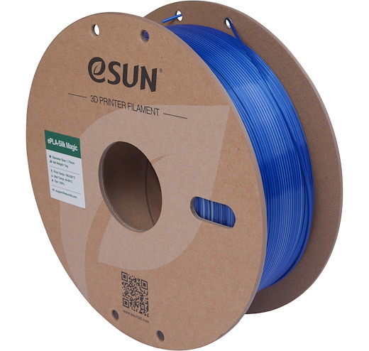 Filament PLA Silk Magic Silber Blau 1.75 mm