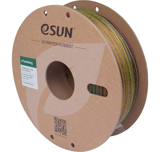 Filament PLA glitzernd Regenbogen 1.75mm