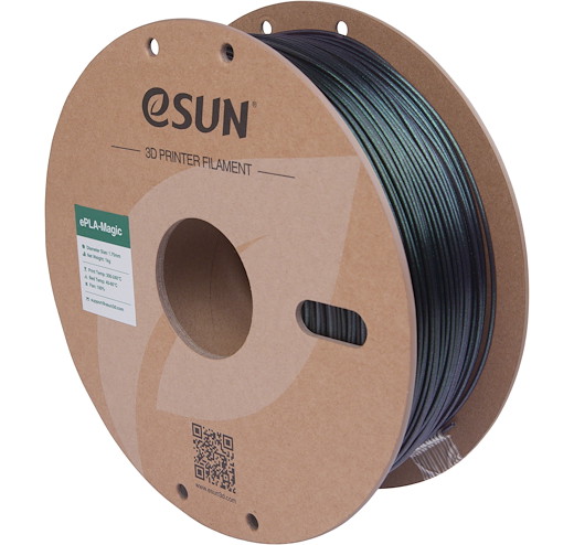 Filament PLA Magic Schwarz Silber 1.75mm