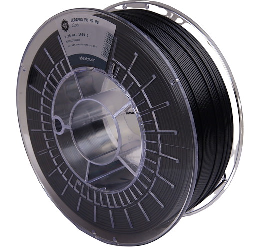 Filament DuraPro PC FR V0 Schwarz 1.75 mm