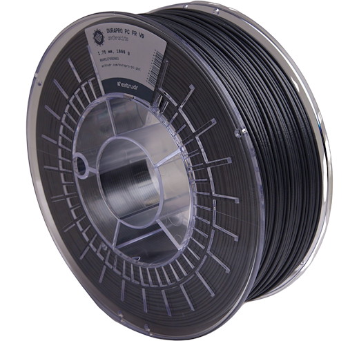 Filament DuraPro PC FR V0 Anthrazit 1.75 mm